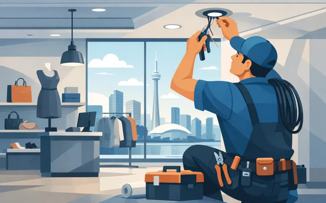 Shop Fit Out Electrician for Toronto Stores