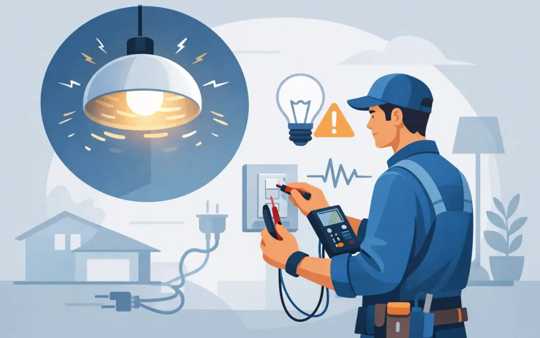 How to Fix Flickering Lights Safely