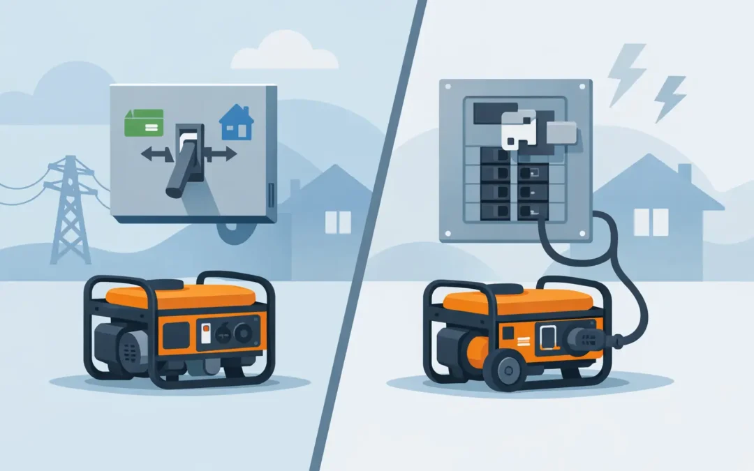 Generator Transfer Switch vs Interlock