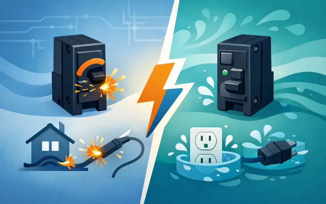 Arc Fault Versus GFCI Breakers: What Protects What?
